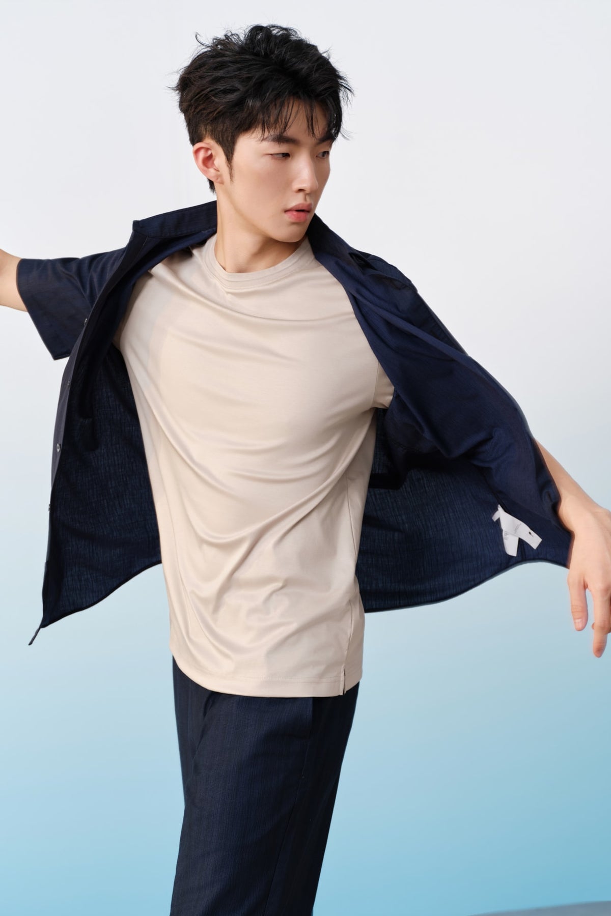 G2000 Shirts Seersucker Print Relax Fit Short Sleeve Casual Shirt