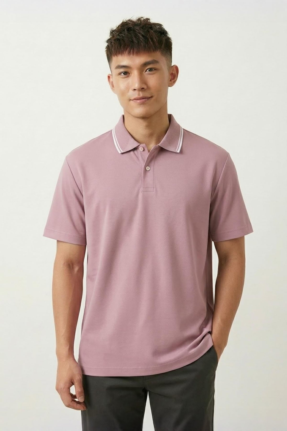 G2000 Polos Mercerized Cotton Pique Relax Fit Polo Tee Hot Coral Relaxed