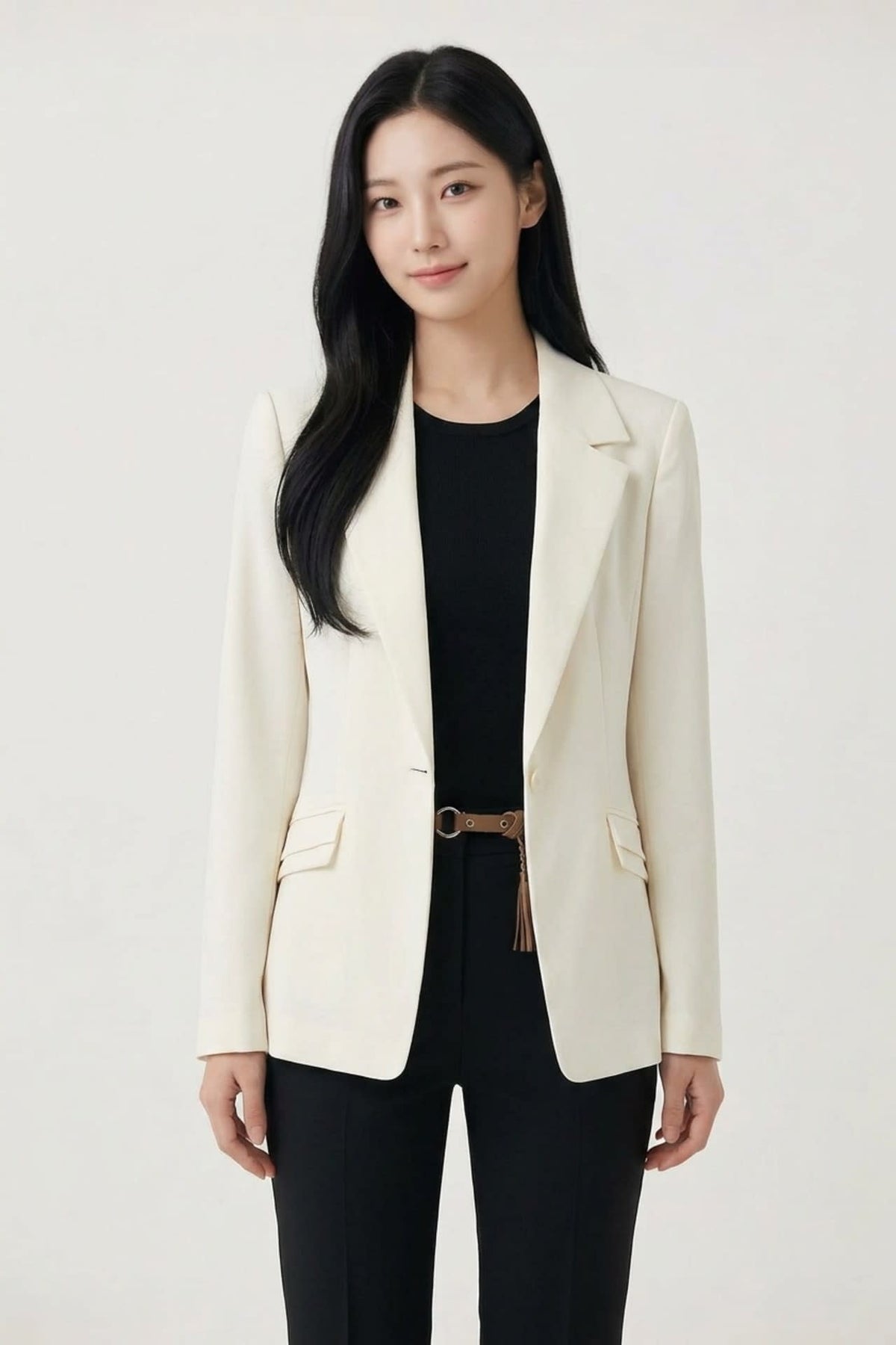 G2000 Suits Cool Touch Plain Weave Slim Fit Suit Blazer Almond Oil Slim