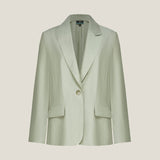 Lyocell Blend Dobby Twill Weekend Fit Casual Blazer
