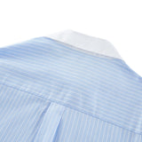 Pure Cotton Mixed Stripe Maxi Shirt Dress