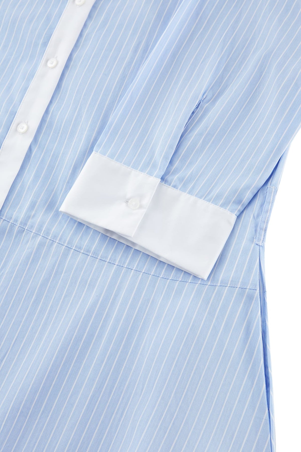G2000 - Dresses - Pure Cotton Mixed Stripe Maxi Shirt Dress