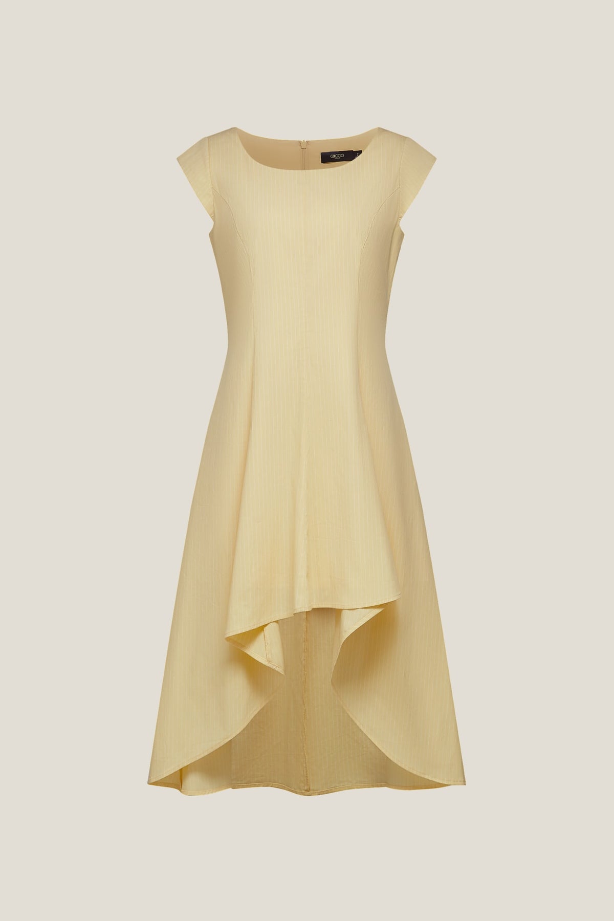 G2000 Dresses Cotton Blend Stripe Ruffle Hem Maxi Dress Popcorn Fit & Flare