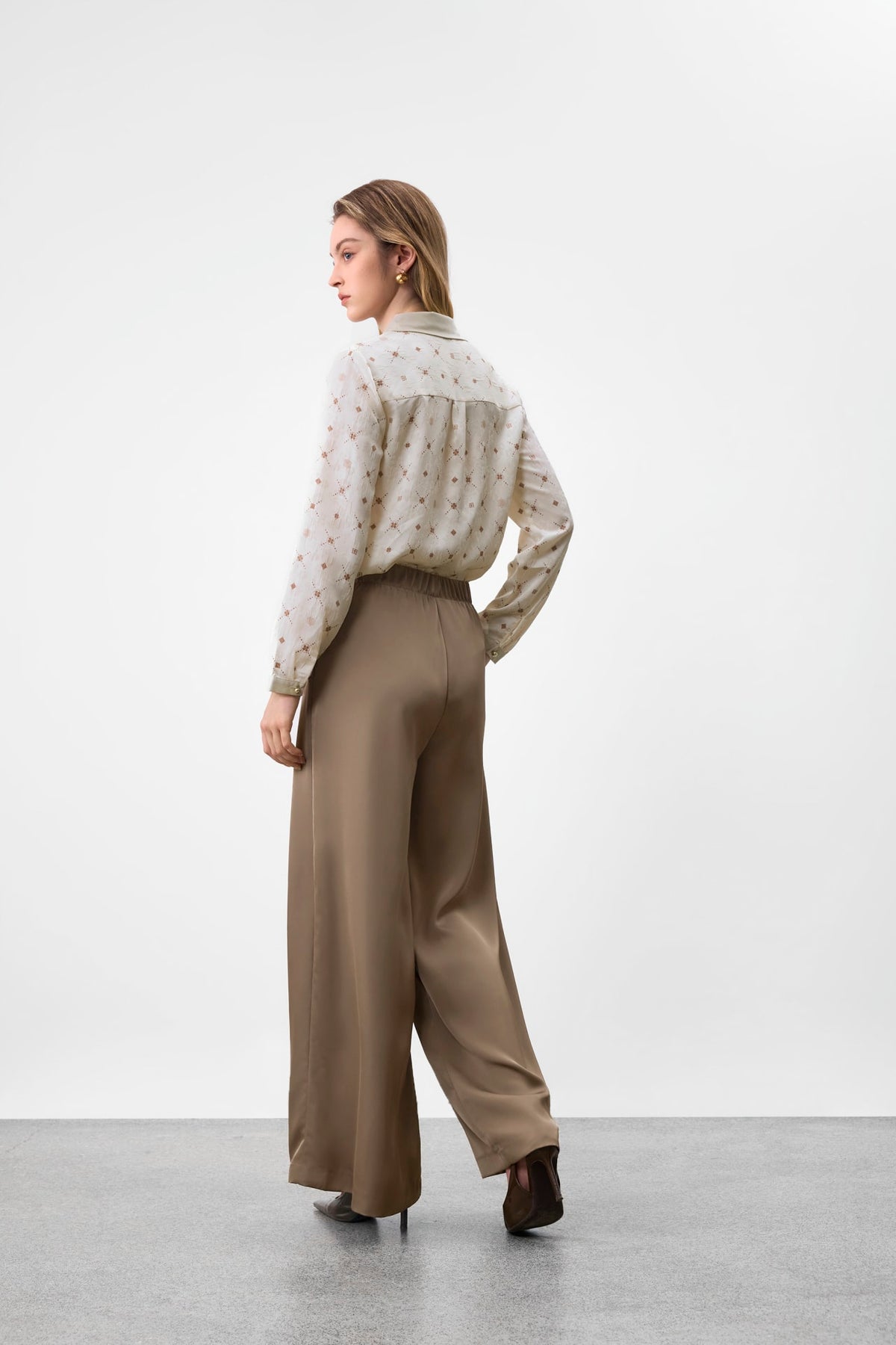 G2000 - Blouses - Contrast Print Regular Fit Blouse