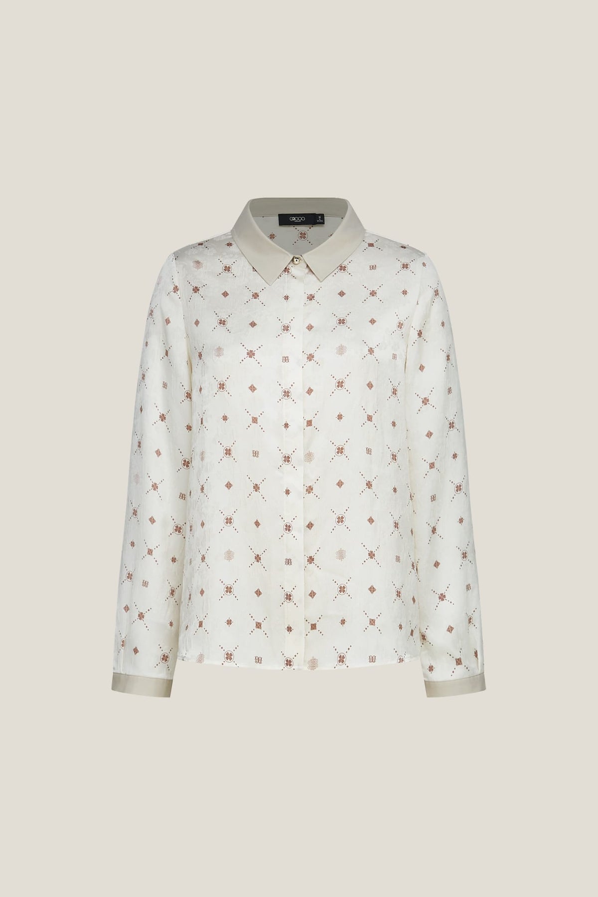 G2000 - Blouses - Contrast Print Regular Fit Blouse