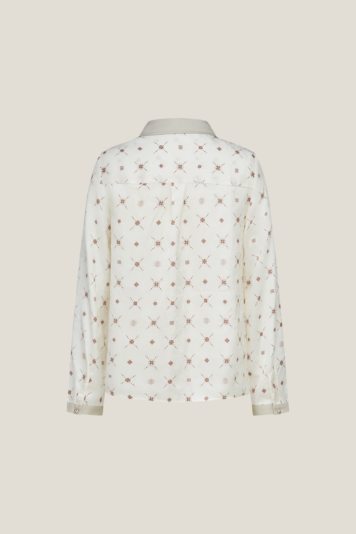 G2000 - Blouses - Contrast Print Regular Fit Blouse