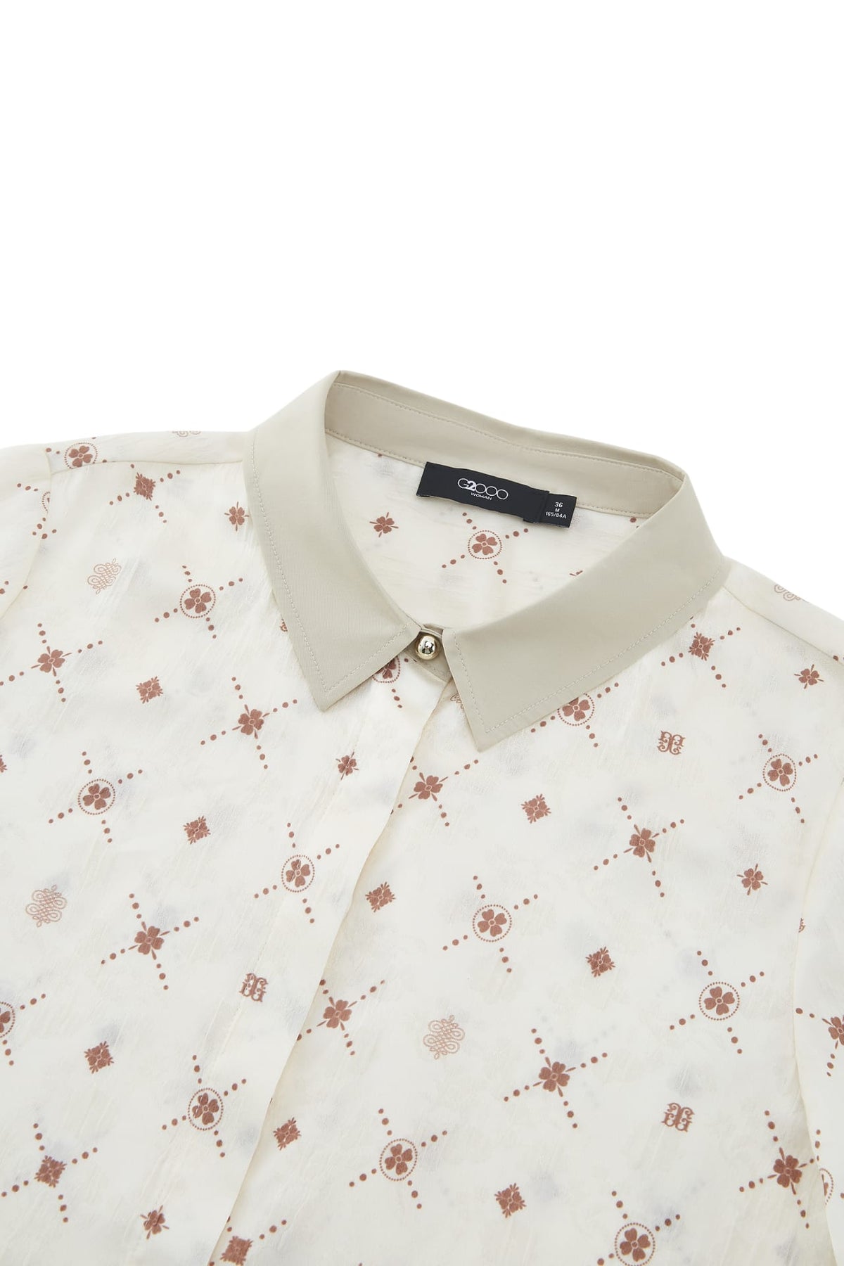 G2000 - Blouses - Contrast Print Regular Fit Blouse