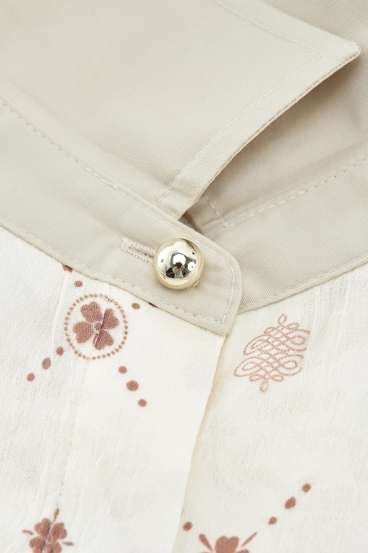 G2000 - Blouses - Contrast Print Regular Fit Blouse