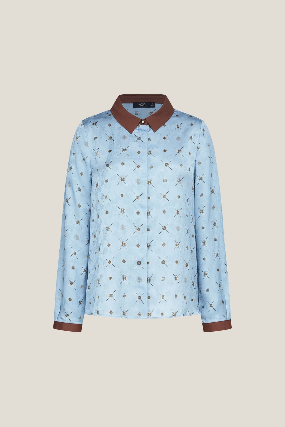 G2000 - Blouses - Contrast Print Regular Fit Blouse