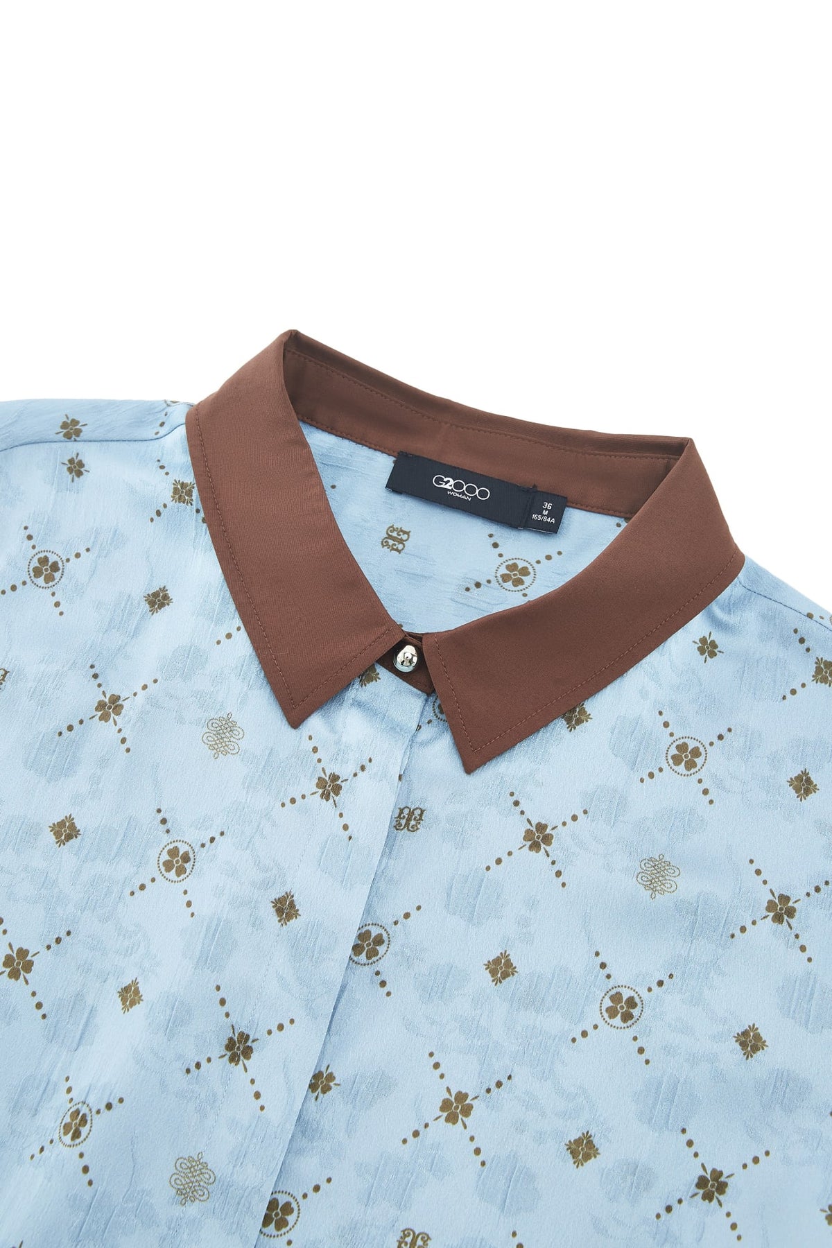 G2000 - Blouses - Contrast Print Regular Fit Blouse