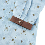Contrast Print Regular Fit Blouse