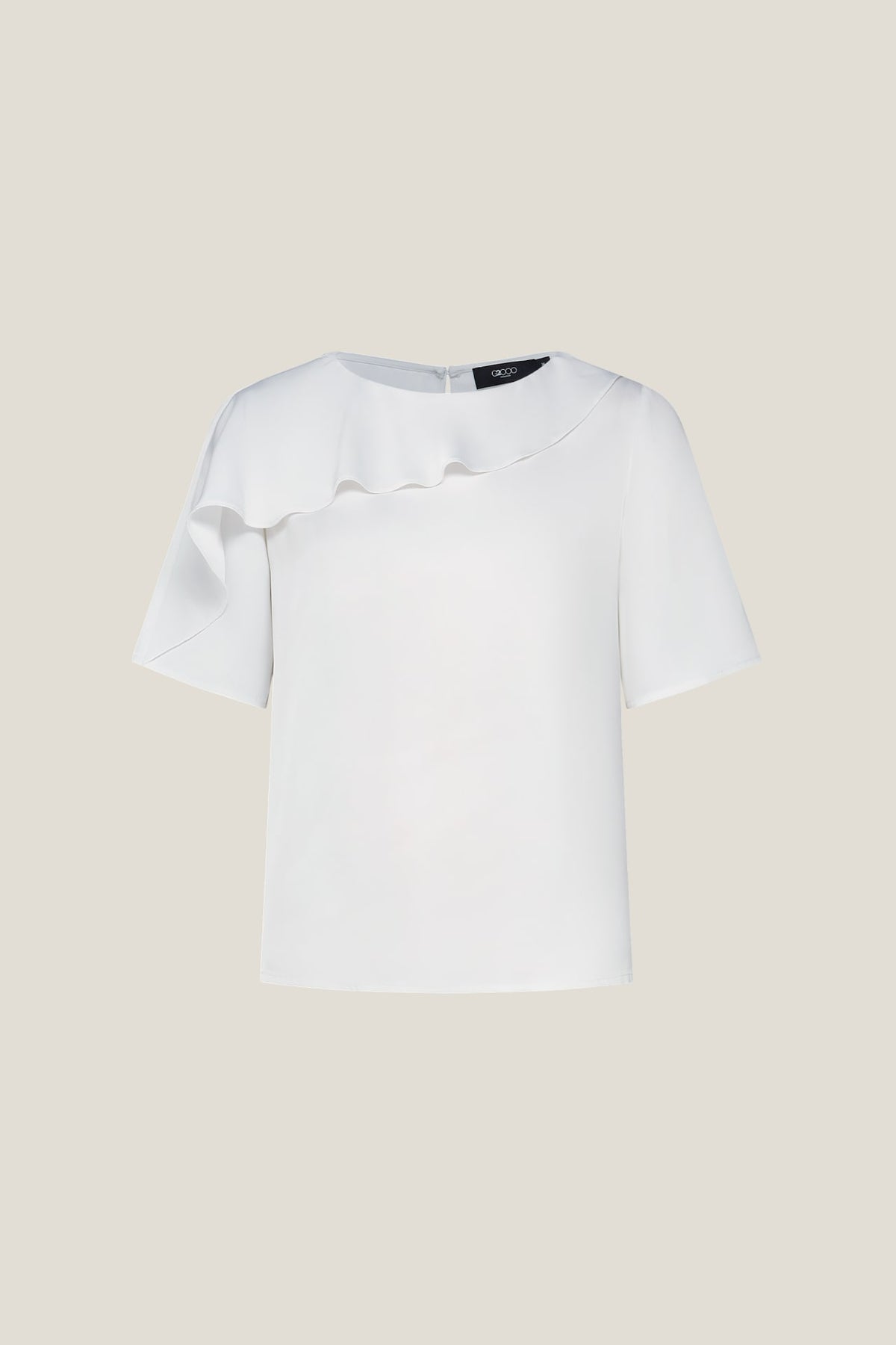 G2000 - Blouses - Asymmetric Draped Regular Fit Blouse
