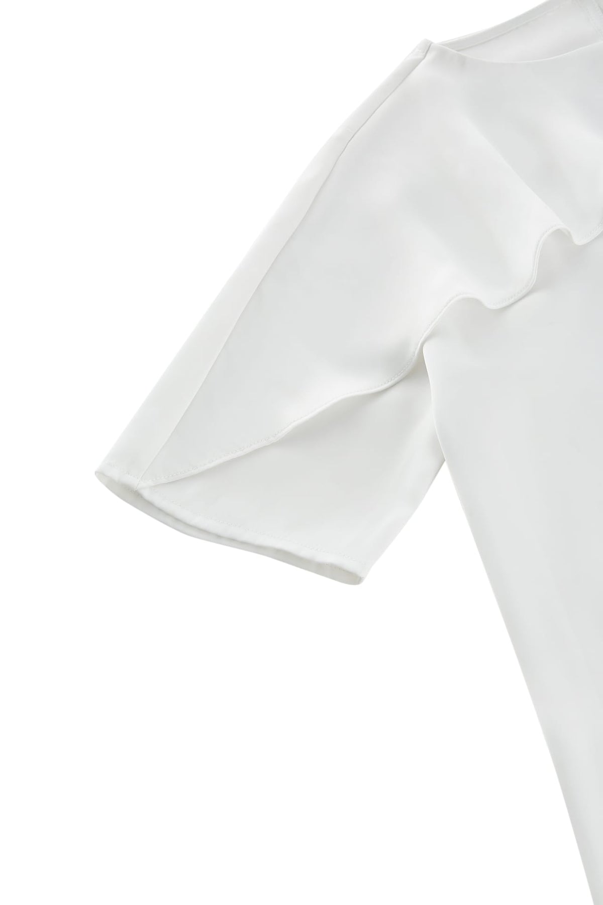 G2000 - Blouses - Asymmetric Draped Regular Fit Blouse