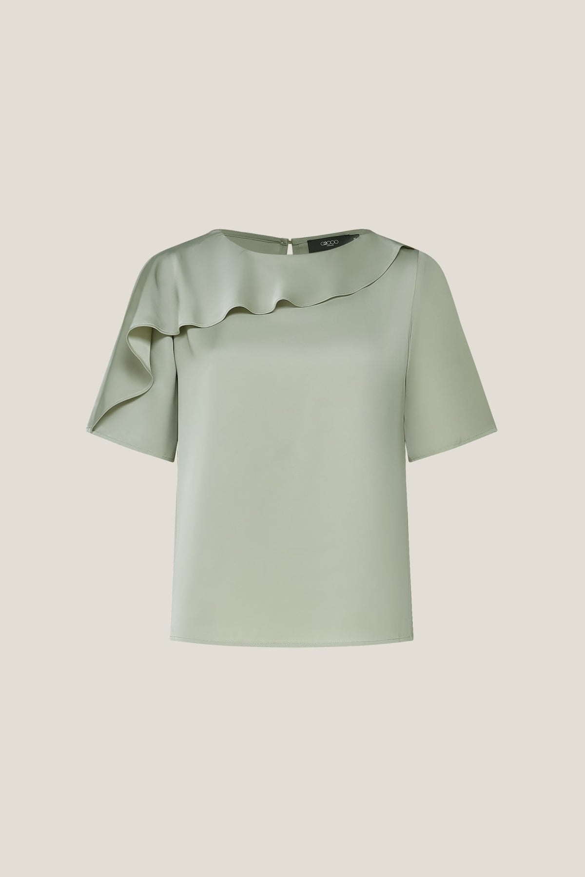 G2000 - Blouses - Asymmetric Draped Regular Fit Blouse - Regular - Sea Spray