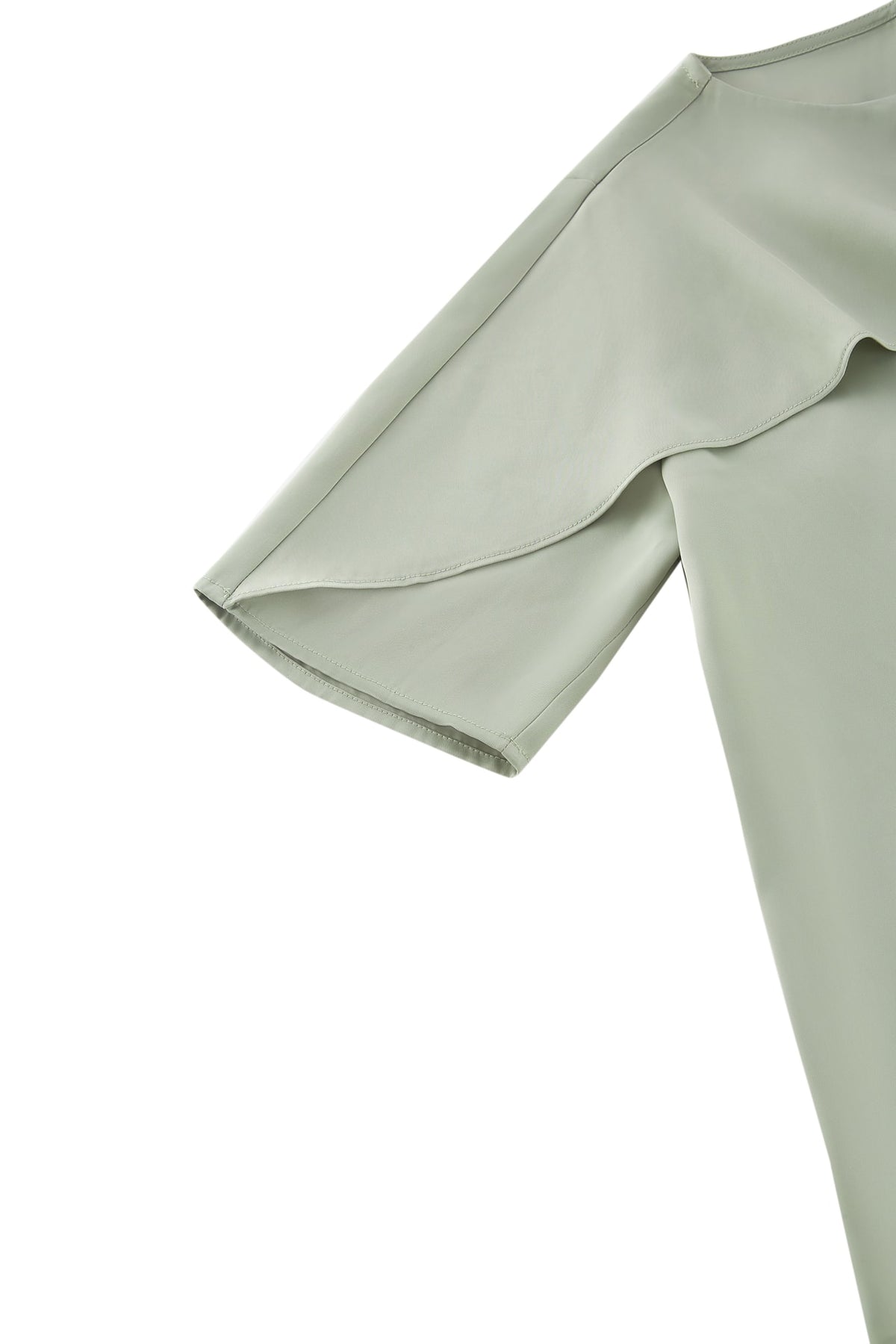 G2000 - Blouses - Asymmetric Draped Regular Fit Blouse
