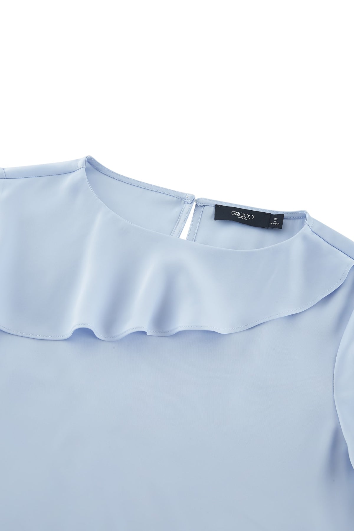 G2000 - Blouses - Asymmetric Draped Regular Fit Blouse