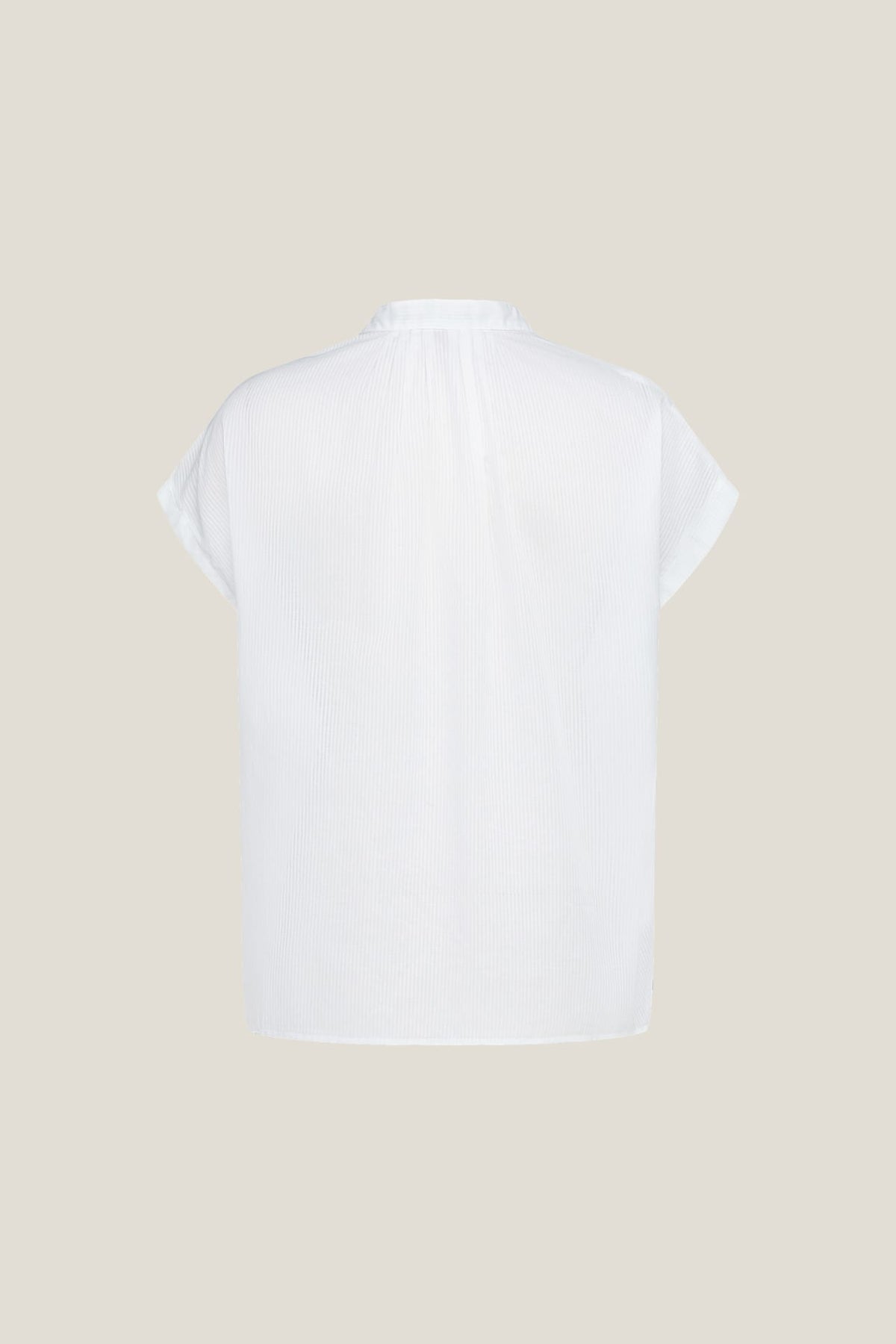 G2000 - Blouses - Gathered Stand Collar Blouse