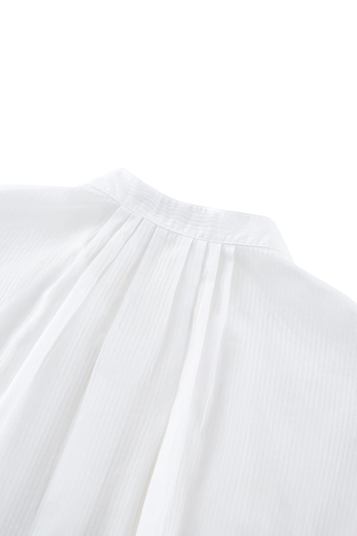 G2000 - Blouses - Gathered Stand Collar Blouse