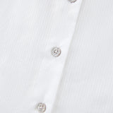 Gathered Stand Collar Blouse