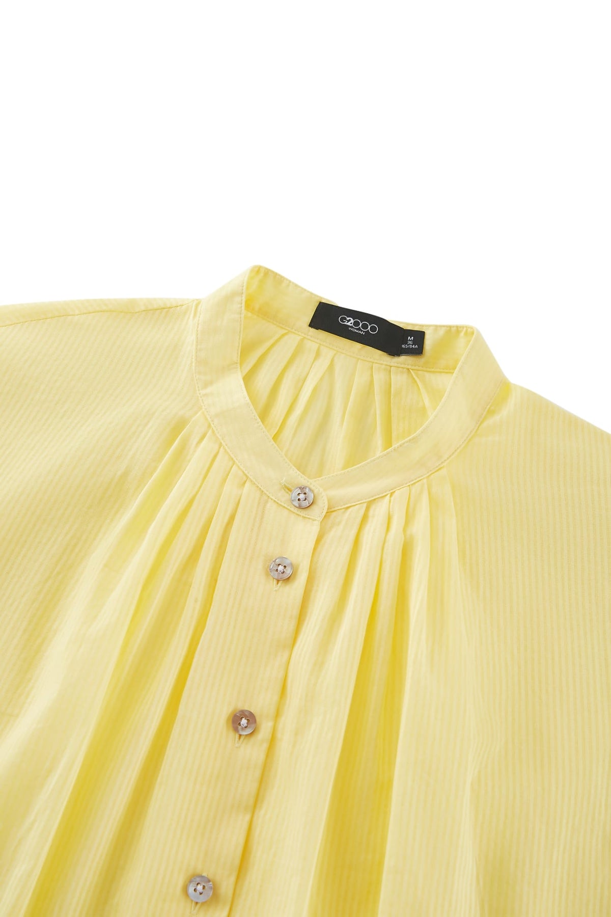 G2000 - Blouses - Gathered Stand Collar Blouse