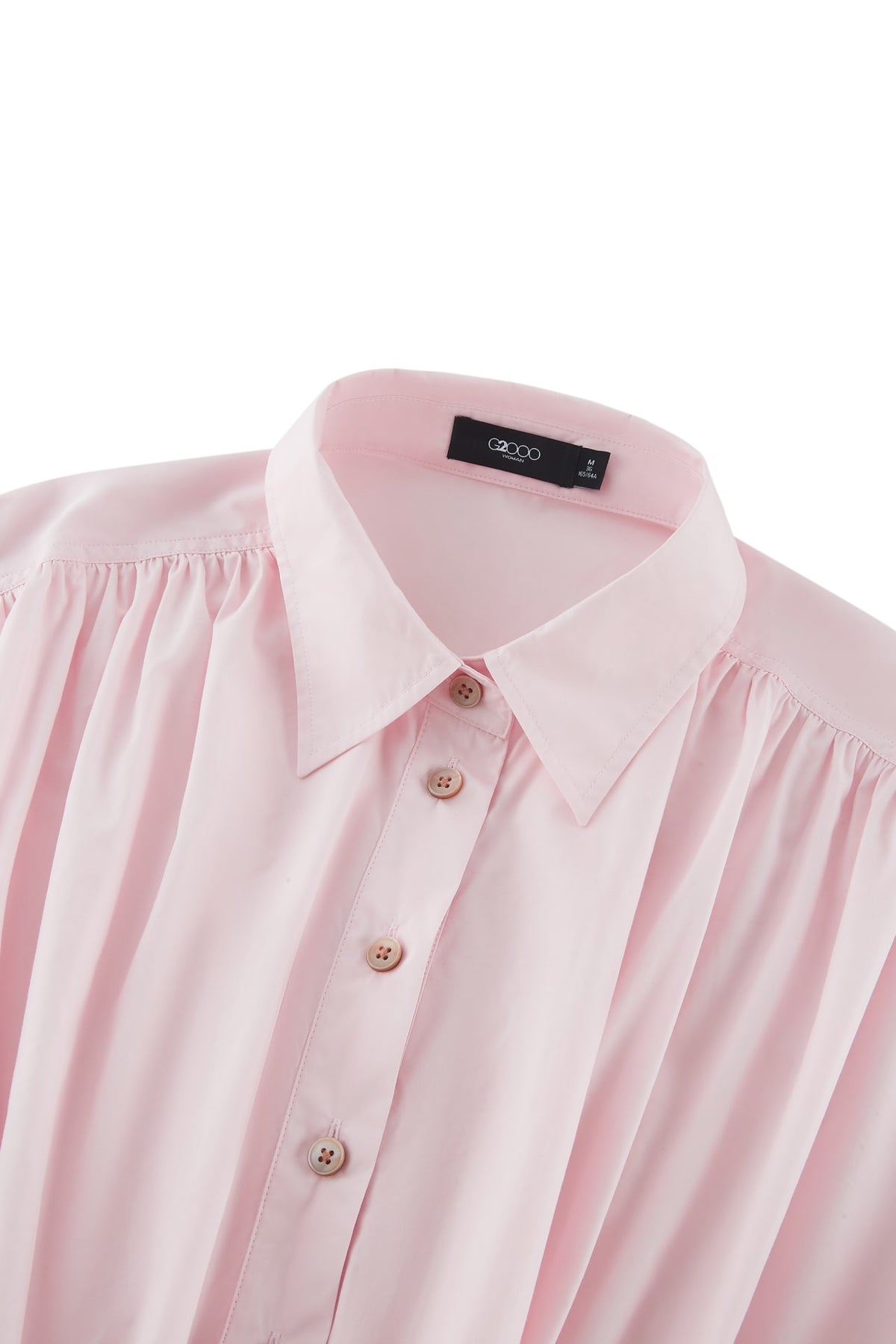 G2000 - Blouses - Half Placket Gatheing Blouse