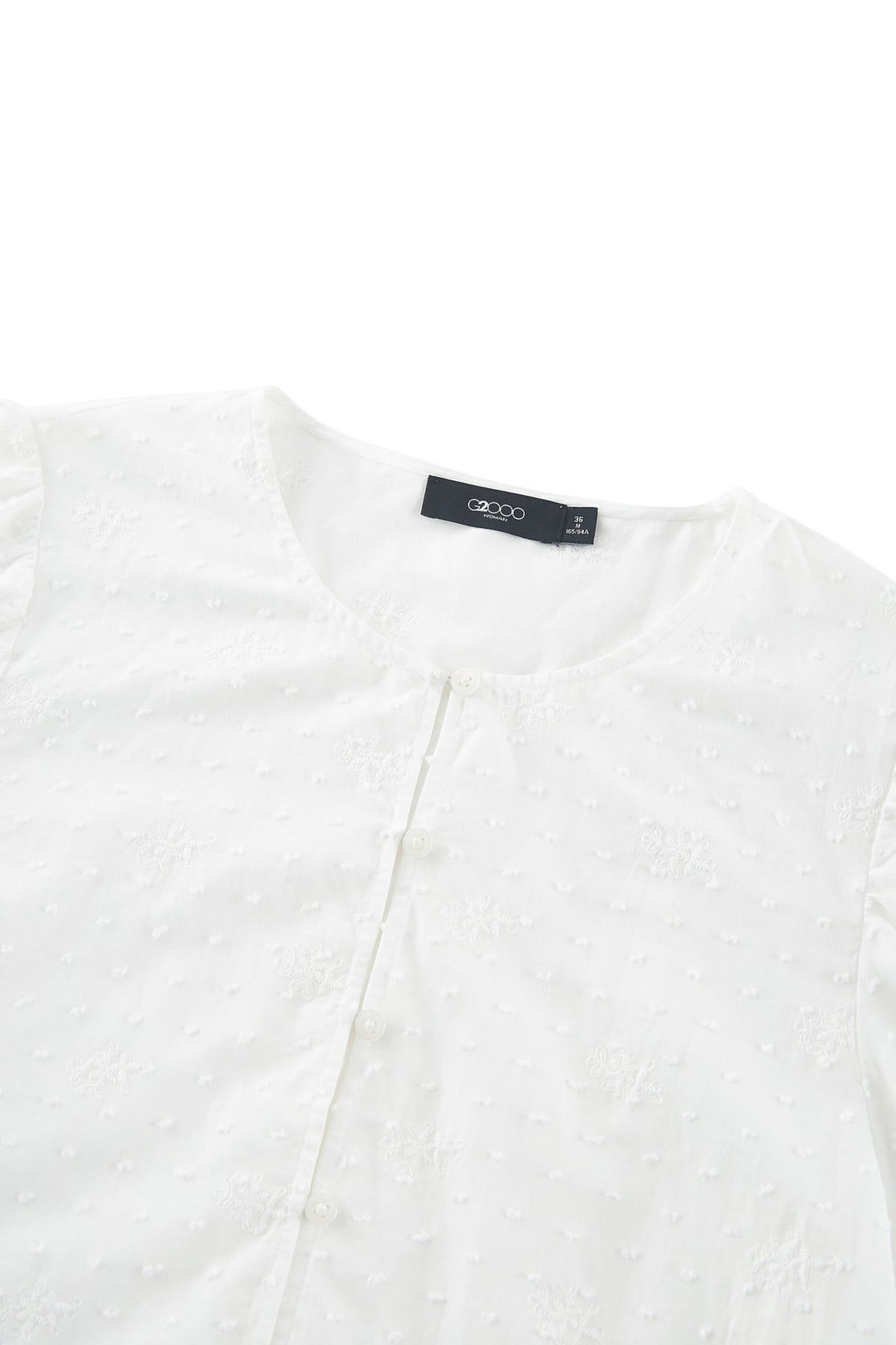 G2000 - Blouses - Embroidery Lace Regular Fit Blouse