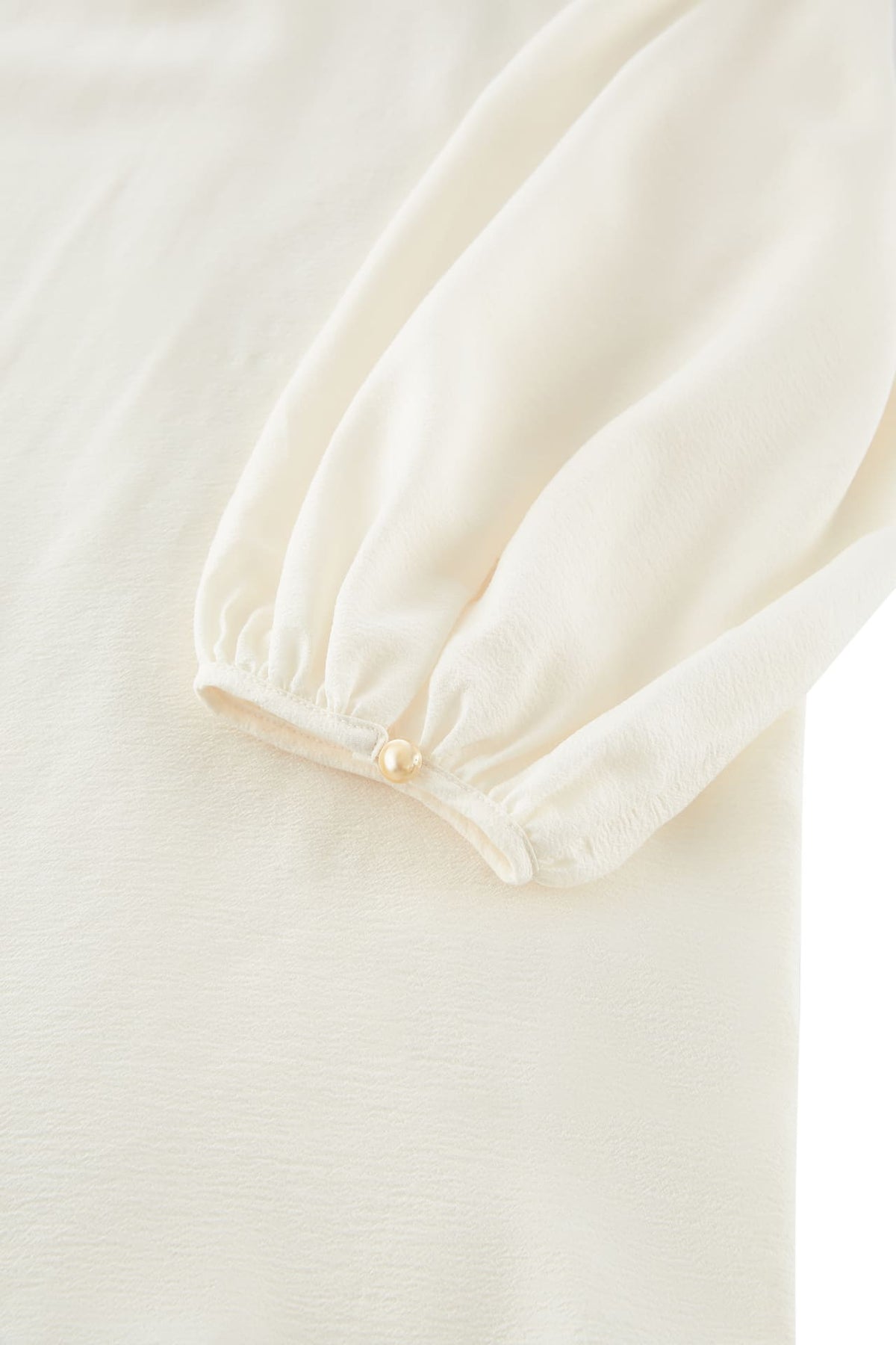 G2000 - Blouses - Pleated Detail Stand Collar Regualr Fit Blouse
