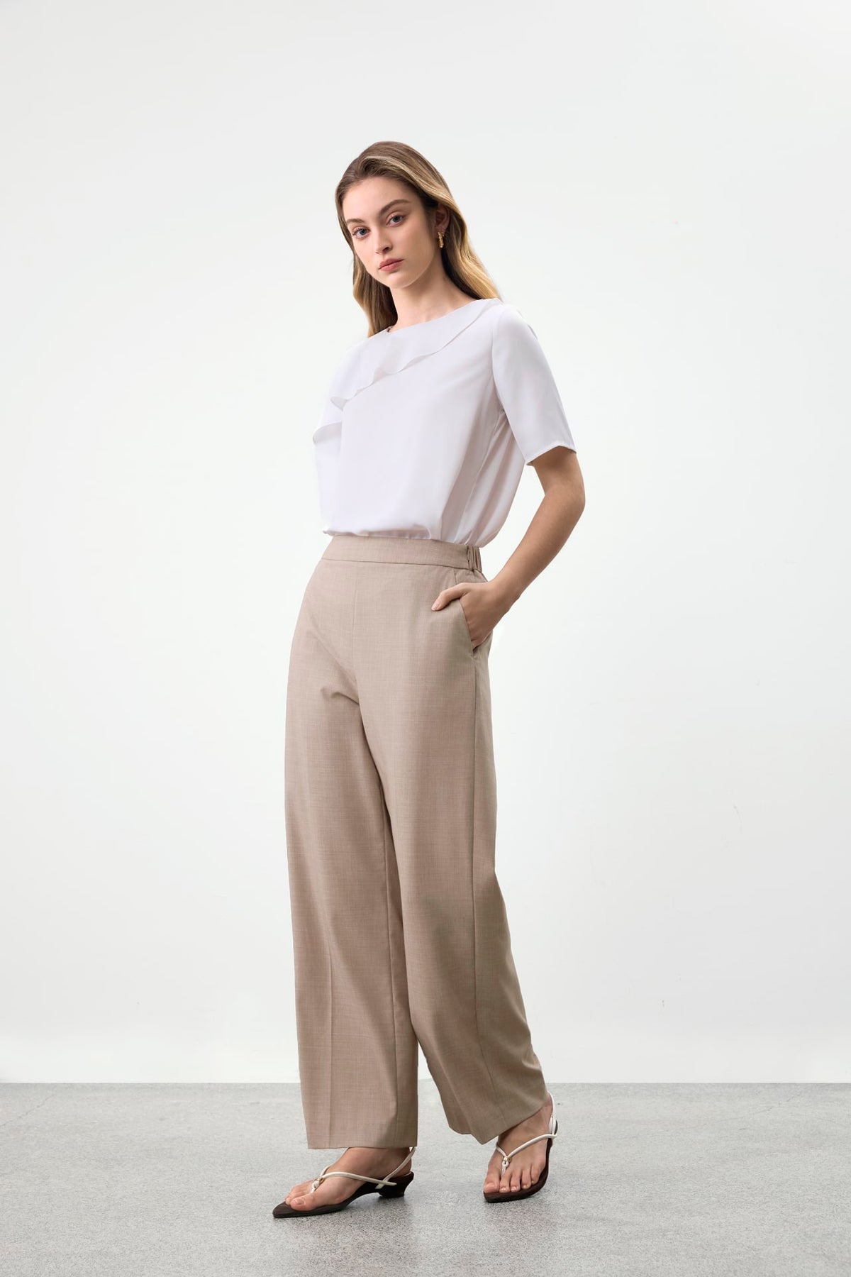 G2000 Pants Cool Touch Plain Weave Straight Leg Suit Pants Ginger Snap Straight Leg