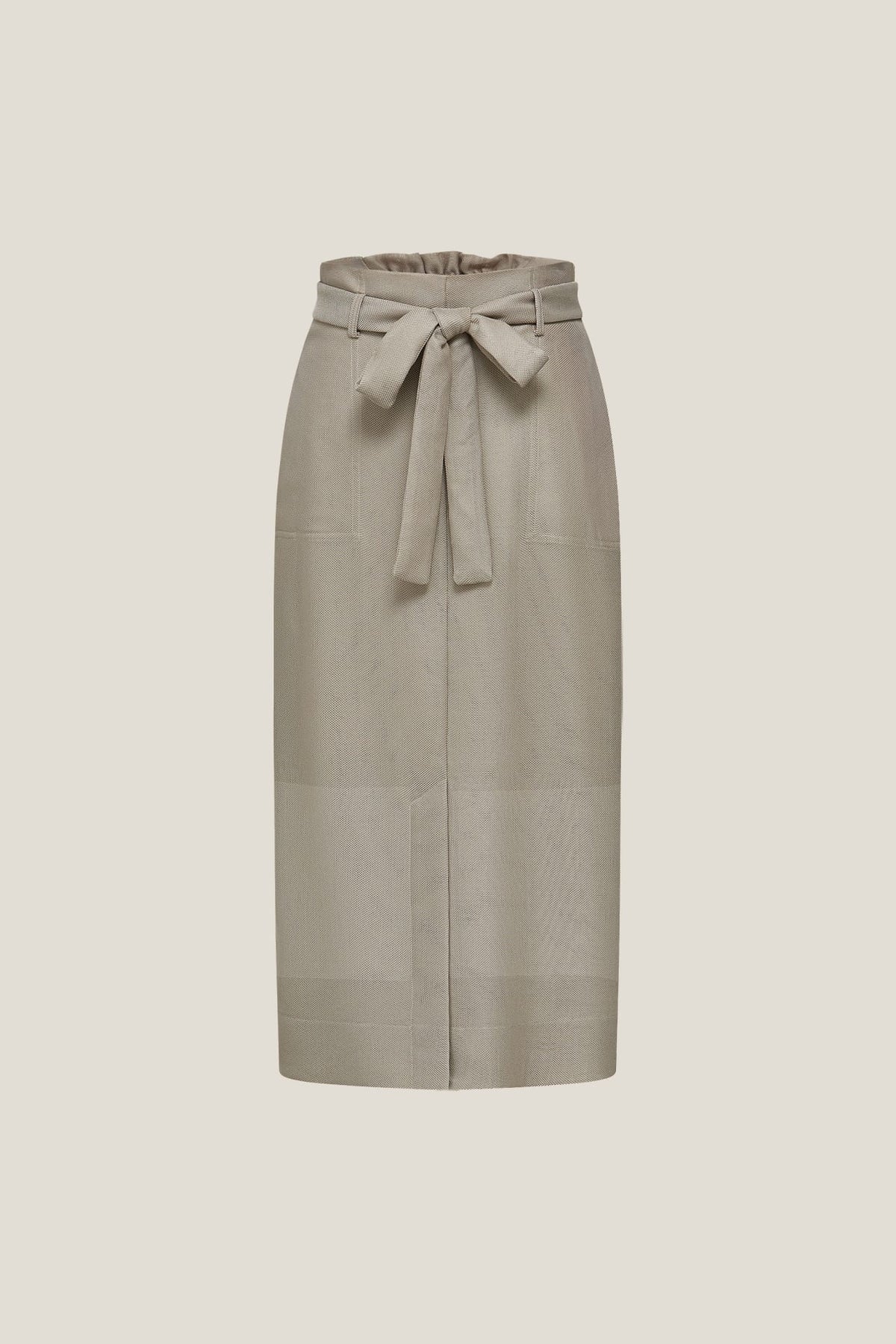 G2000 - Skirts - High Waist Leno Weave H Shape Skirt