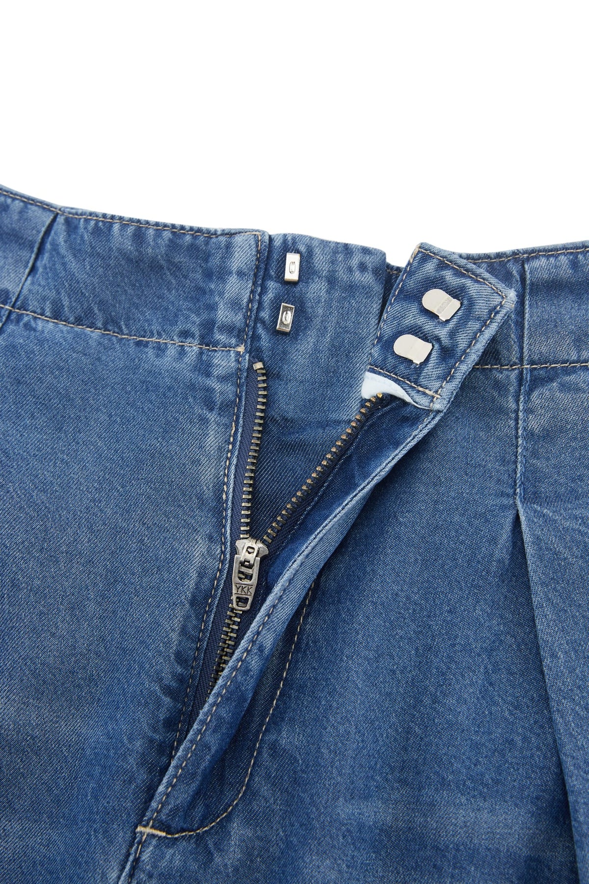 G2000 Pants Lyocell Straight Leg Washed Denim Pants