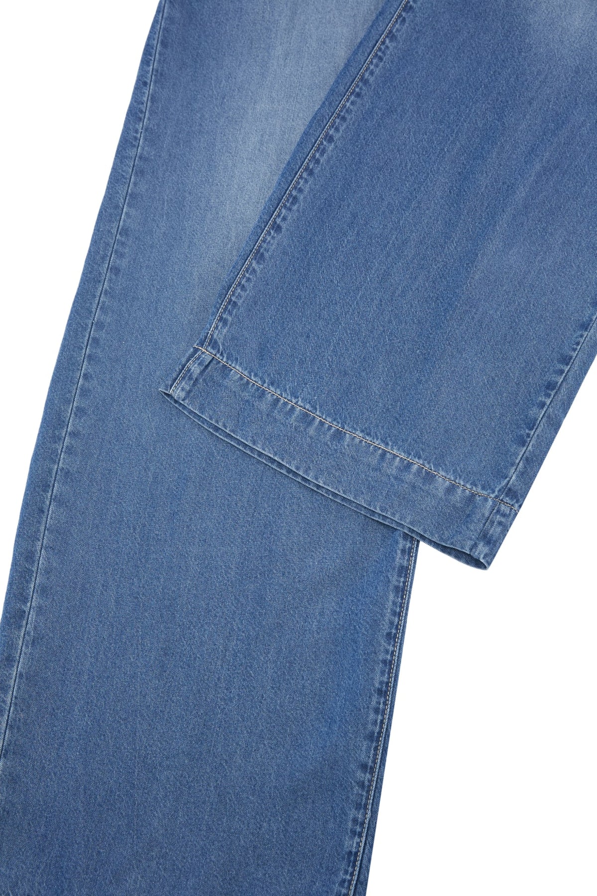 G2000 Pants Lyocell Straight Leg Washed Denim Pants