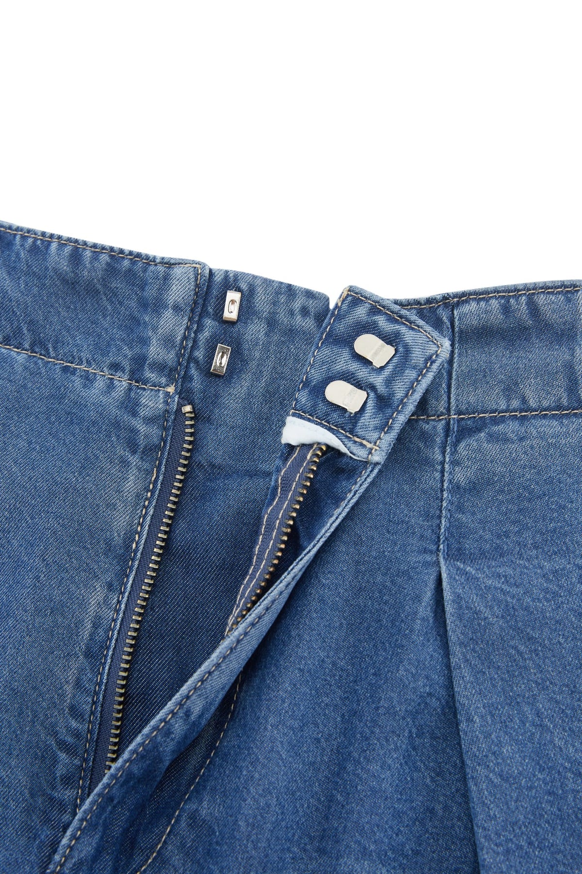 G2000 Pants Lyocell Straight Leg Washed Denim Pants