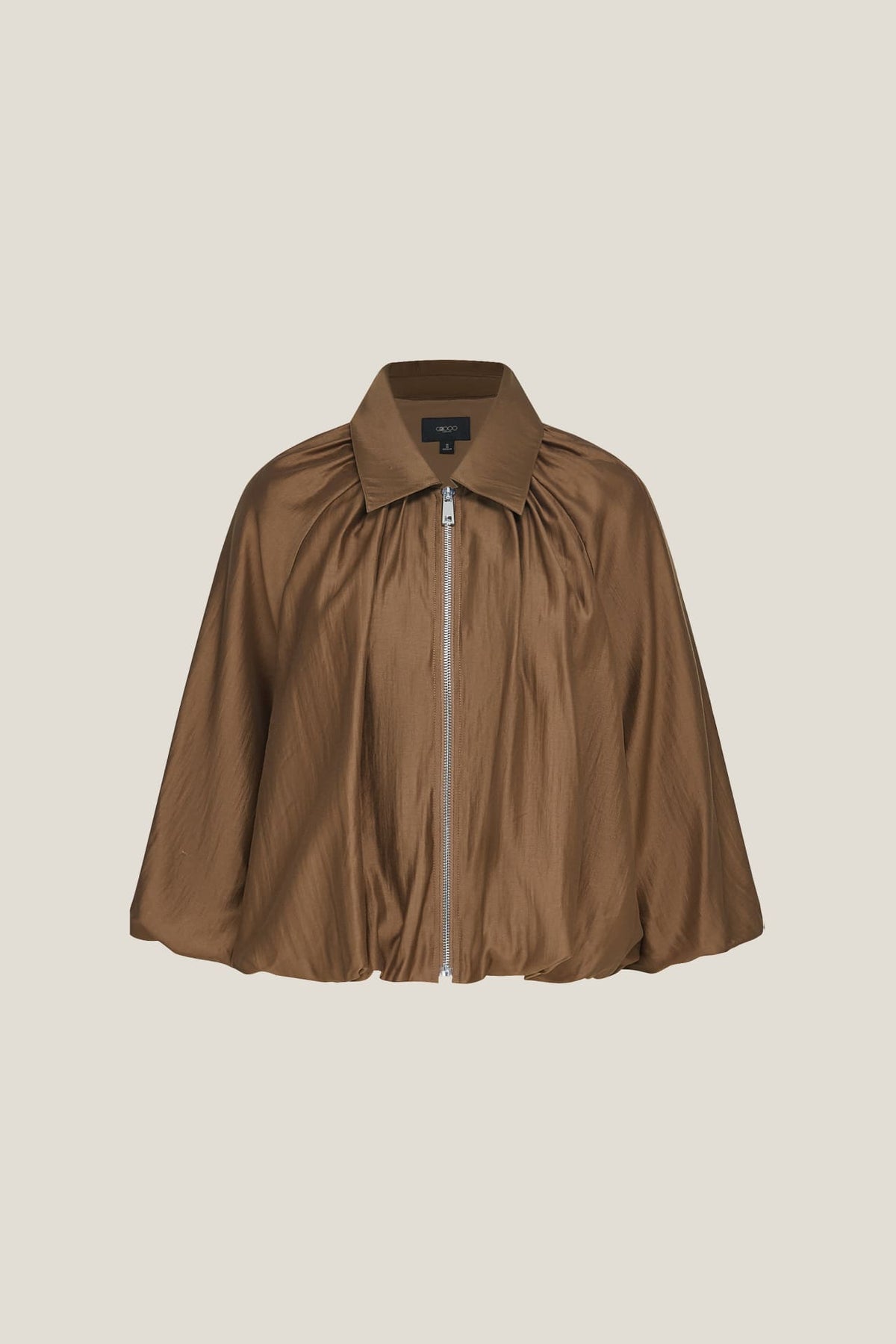 Lyocell Blend Relaxed Puff Ballon Jacket