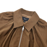 Lyocell Blend Relaxed Puff Ballon Jacket
