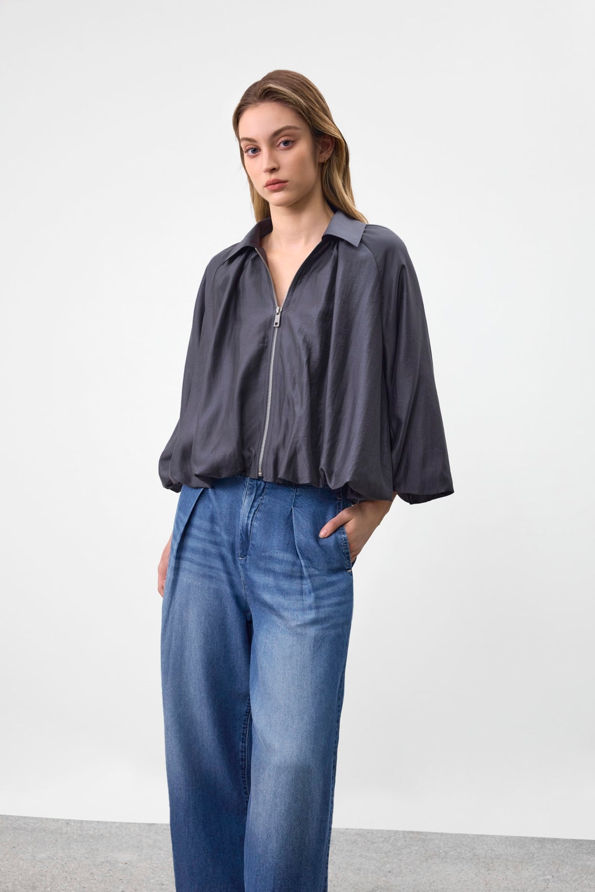 G2000 Coats & Jackets Lyocell Blend Relaxed Puff Ballon Jacket
