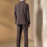 Three Proof Finish Plain Weave Smart Fit Suit Blazer
