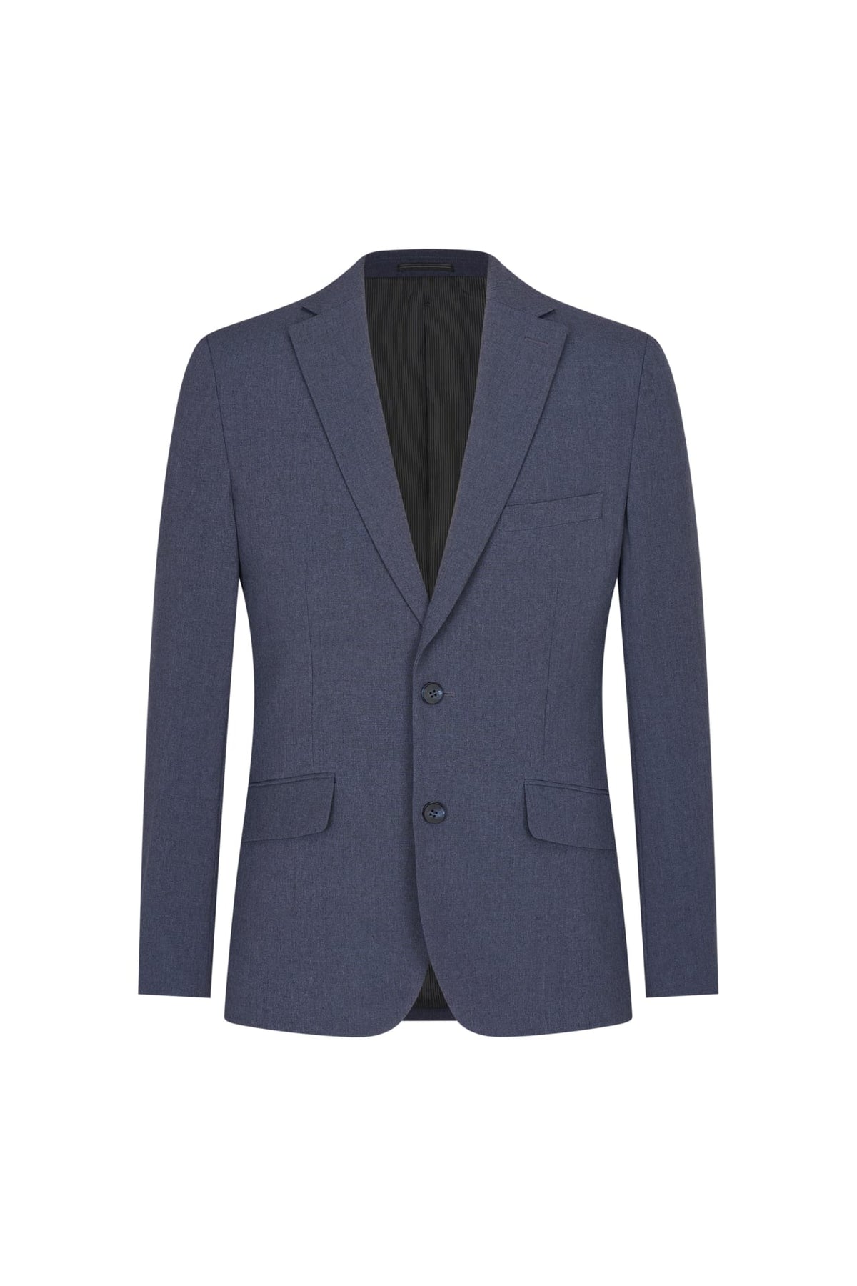 Three Proof Finish Plain Weave Smart Fit Suit Blazer