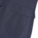 Three Proof Finish Plain Weave Smart Fit Suit Blazer