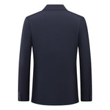 Three Proof Finish Plain Weave Smart Fit Suit Blazer