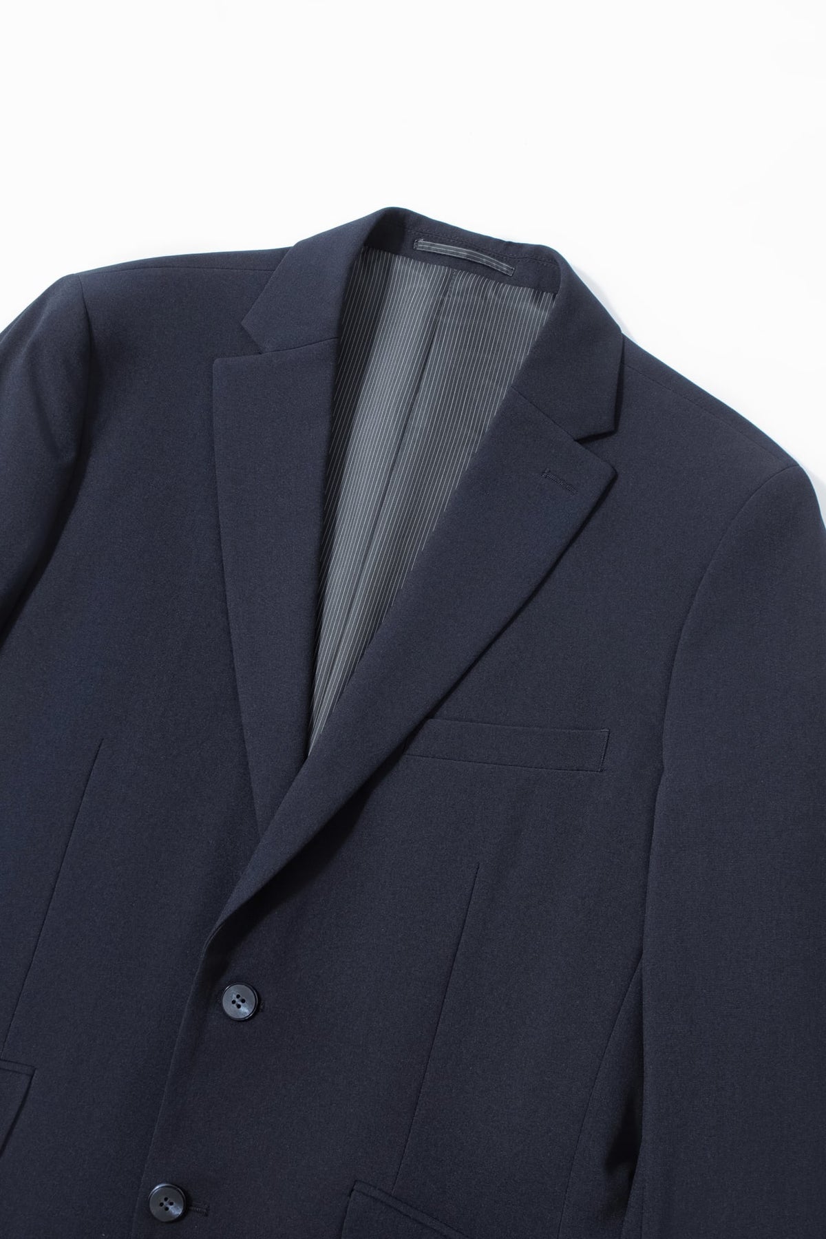 Three Proof Finish Plain Weave Smart Fit Suit Blazer