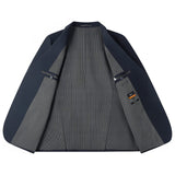 Three Proof Finish Plain Weave Smart Fit Suit Blazer
