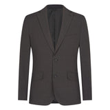 Three Proof Finish Plain Weave Smart Fit Suit Blazer