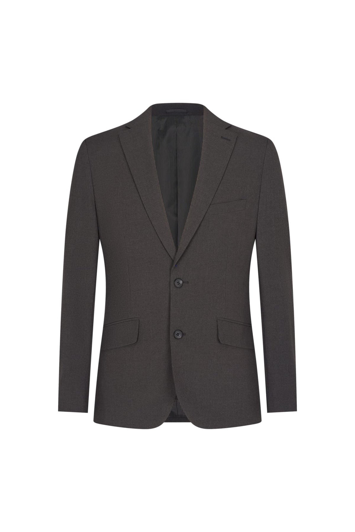 Three Proof Finish Plain Weave Smart Fit Suit Blazer