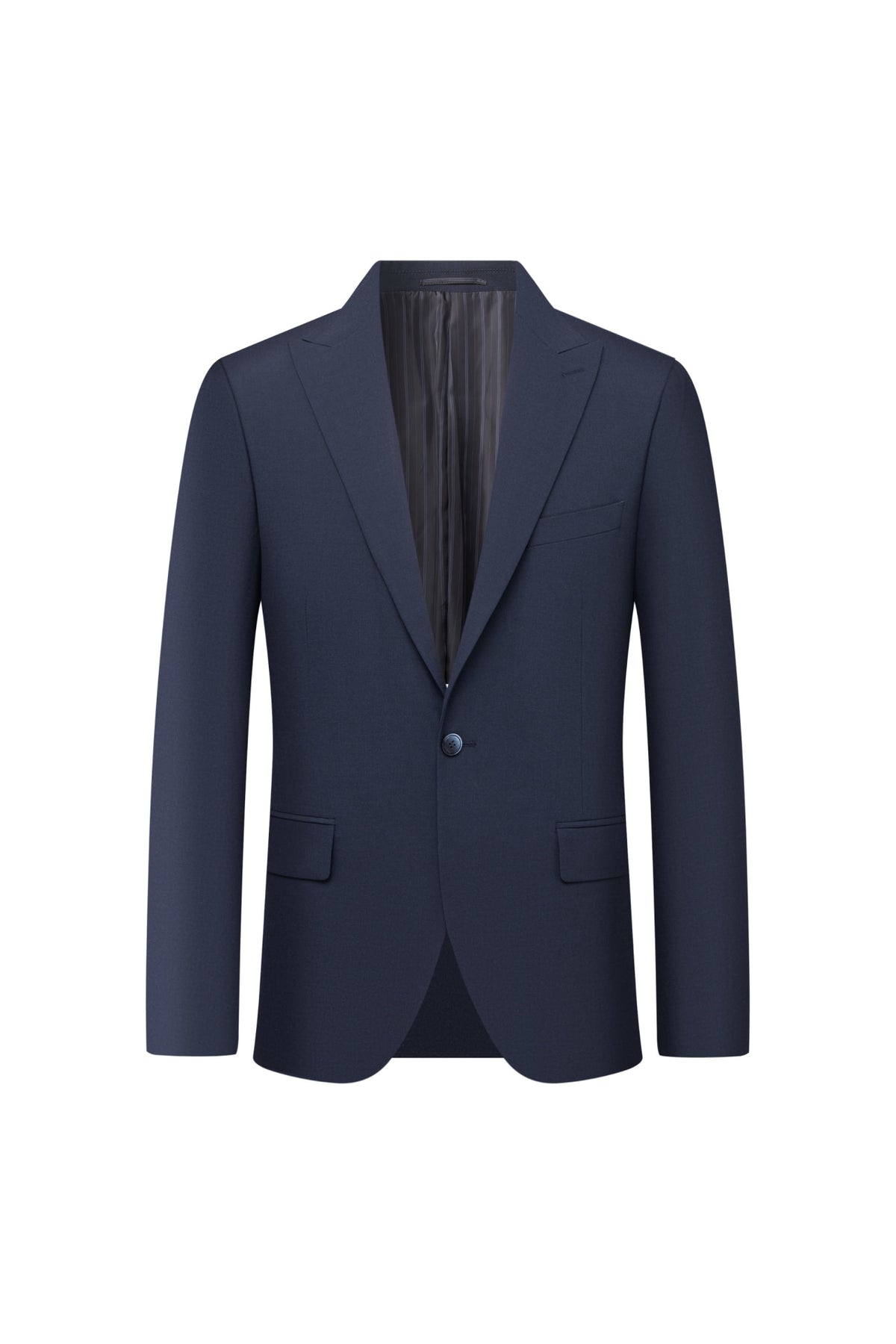 Multi-Way Stretch Anti-Bacterial Plain Weave Regular Fit Suit Blazer