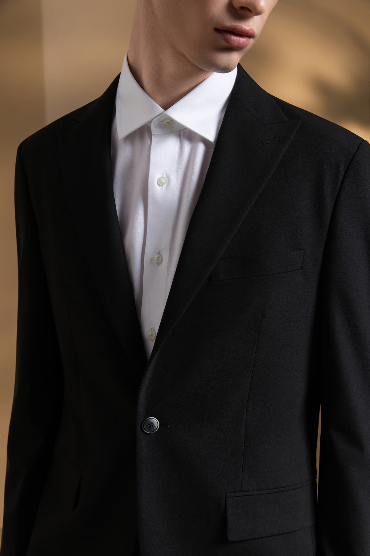 Multi-Way Stretch Anti-Bacterial Plain Weave Regular Fit Suit Blazer