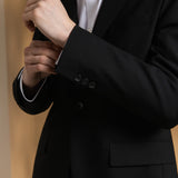 Multi-Way Stretch Anti-Bacterial Plain Weave Regular Fit Suit Blazer