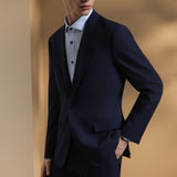 Seersucker Slim Fit Suit Blazer