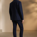 Seersucker Slim Fit Suit Blazer