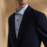 Seersucker Slim Fit Suit Blazer