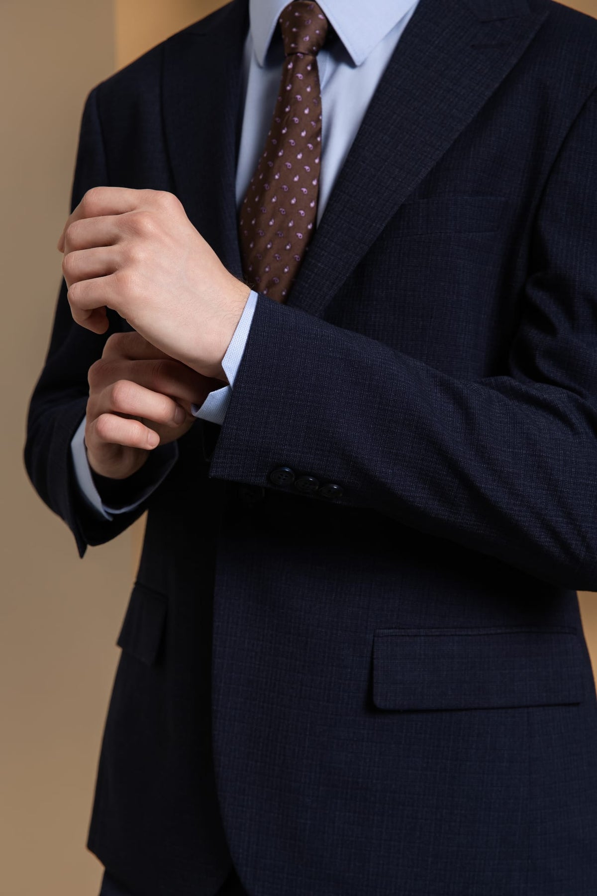 Quick Dry Wicking Texture Regular Fit Suit Blazer